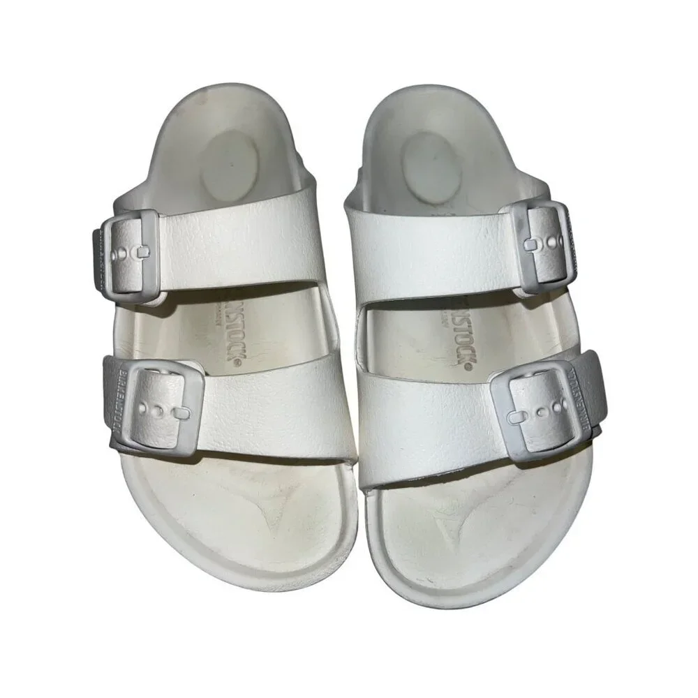 Birkenstock Kid's Sandals EVA Arizona White Summer Size 33 US 2 2.5 Unisex